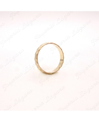 ALIANZA ORO 18KT OCASION 4MM TALLADA                                                                