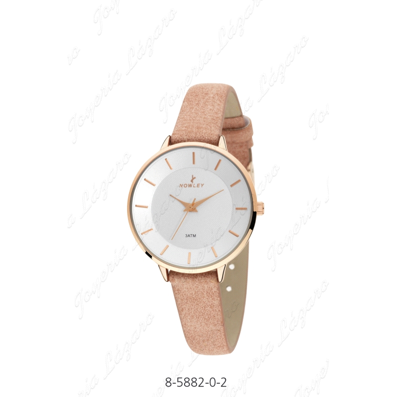 NOWLEY RELOJ CHIC SRA. ESF. BLANCA CAJA ROSA CORREA SALMON                                          