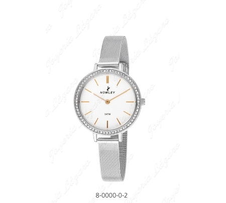 NOWLEY RELOJ CHIC, SRA. CIRCO BISEL MALLA ACERO                                                     