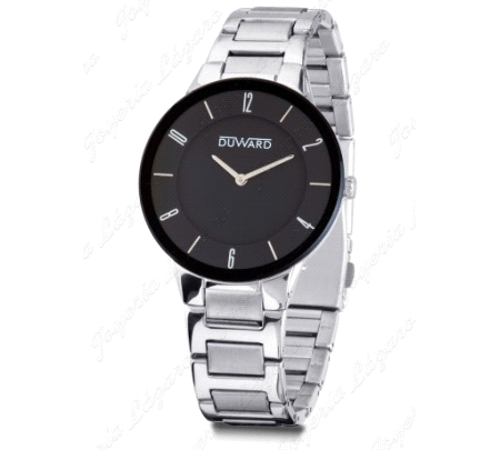 DUWARD RELOJ CABALLERO ACERO ELEGANCE SETAELE ESF. NEGRA PLANO