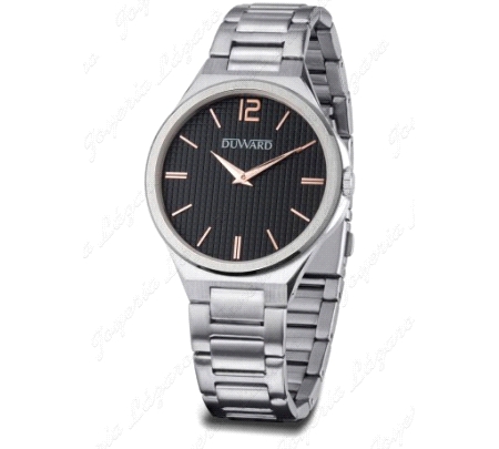 DUWARD RELOJ CABALLERO ACERO ELEGANCE MAI SOLO ESF. NEGRA