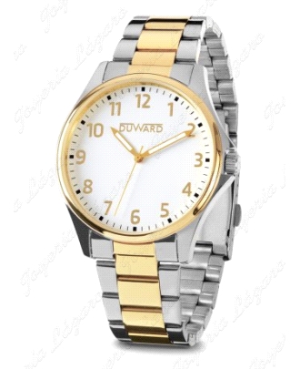 DUWARD RELOJ CABALLERO ACERO BICOLOR ELEGANCE STIVOLL                                               