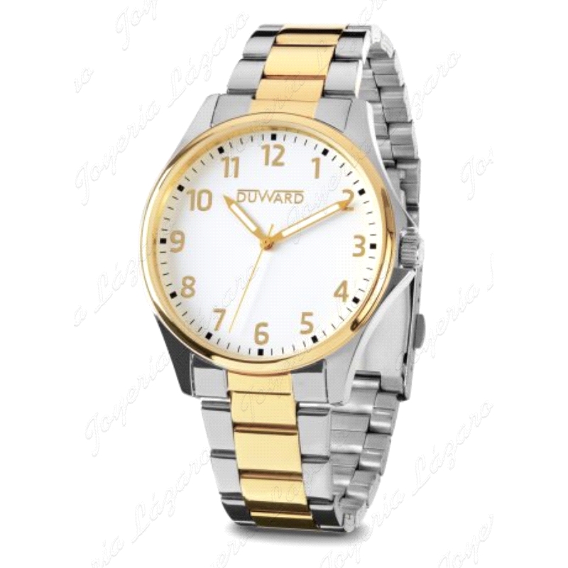 DUWARD RELOJ CABALLERO ACERO BICOLOR ELEGANCE STIVOLL                                               