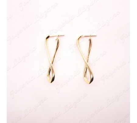 PEND. AROS ORO 18 KTS TUBO 2MM 8 LISOS                                                              