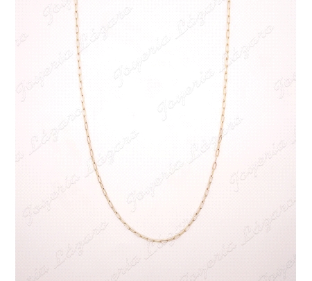 CADENA 55 CM. ORO 18 KTS FORZADA REASA
