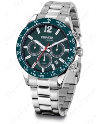 DUWARD RELOJ ACERO ESF. VERDE HOMBRE CRONO AQUASTAR DAYTONA                                         