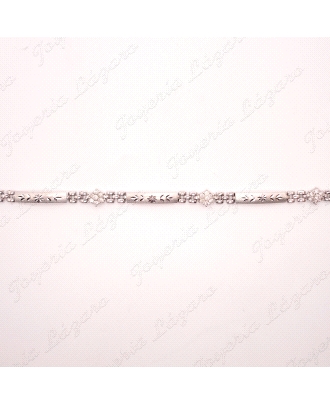 PULSERA ORO 18KT BL, OCASION  PANTER 3 ROSETONES                                                    