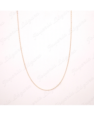 CADENA 60 CM. ORO 18KT OCASION FORZADA LIGERA 1MM                                                   