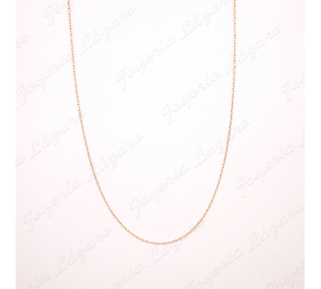 CADENA 60 CM. ORO 18KT OCASION FORZADA LIGERA 1MM