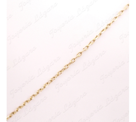 CADENA 60 CM. ORO 18KT OCASION FORZADA LIGERA 1MM