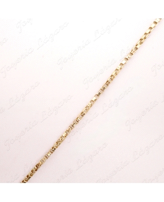 CADENA 65 CM. ORO 18KT OCASION VENECIANA 1MM                                                        