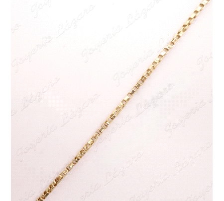 CADENA 65 CM. ORO 18KT OCASION VENECIANA 1MM