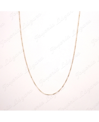 CADENA 65 CM. ORO 18KT OCASION VENECIANA 1MM                                                        