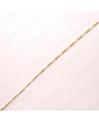 CADENA 50 CM. ORO 18KT OCASION 3x1 1mm                                                              