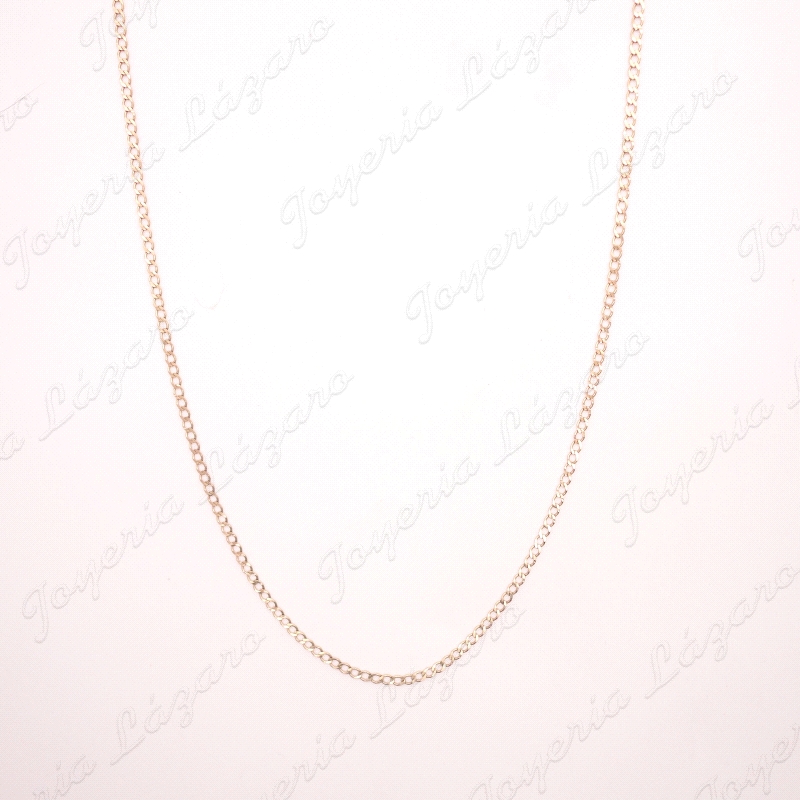 CADENA 50 CM. ORO 18KT OCASION BARBADA 2MM                                                          