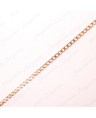 CADENA 50 CM. ORO 18KT OCASION BARBADA 2MM                                                          