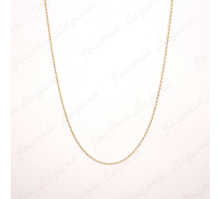 CADENA 50 CM. ORO 18KT OCASION CORDON SALOM. 1.5MM
