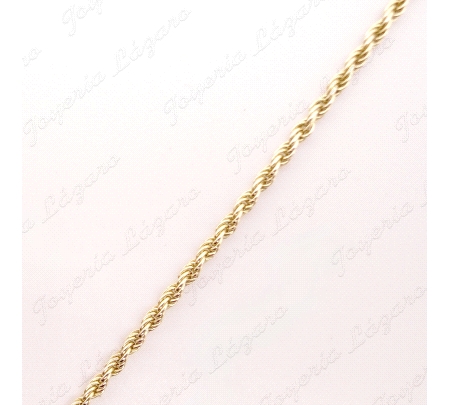 CADENA 50 CM. ORO 18KT OCASION CORDON SALOM. 1.5MM