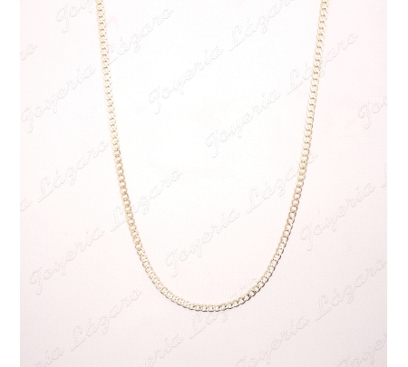 CADENA 60 CM. ORO 18 KTS BARBADA 3.5MM