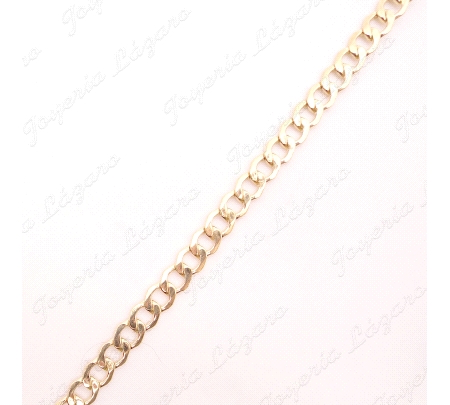 CADENA 60 CM. ORO 18 KTS BARBADA 3.5MM