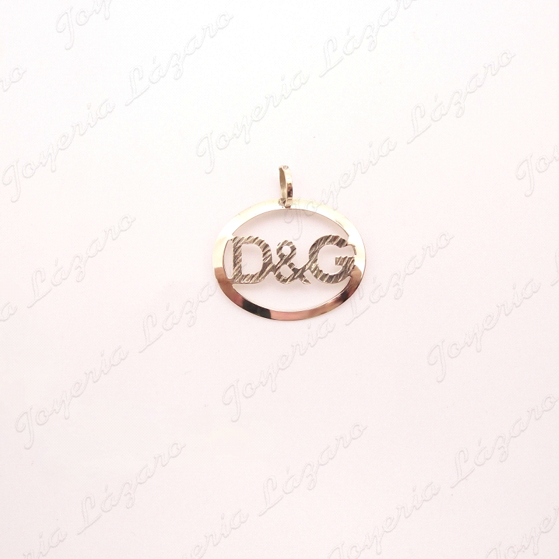 COLGANTE GR. ORO 18KT OCASION D&G EN OVALO                                                          