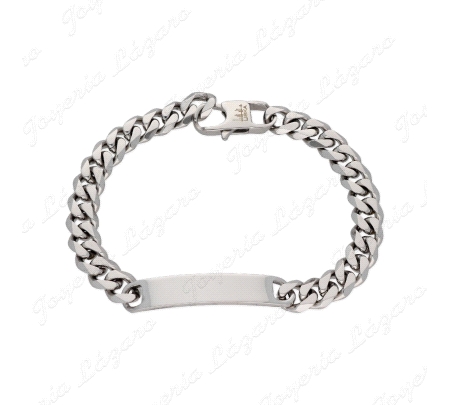 ESCLAVA ACERO 8MM BARBADA                                                                           