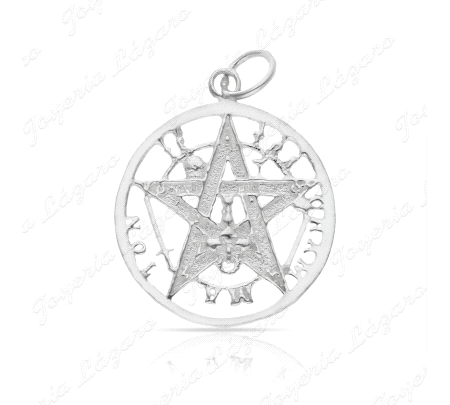 COLGANTE PLATA TETRAGRAMATON - 20MM                                                                 