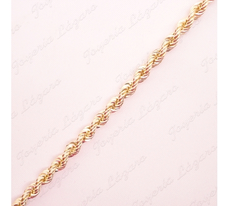 CORDON SAL. 60 CM. ORO 18 KTS 4.4MM LIGERO