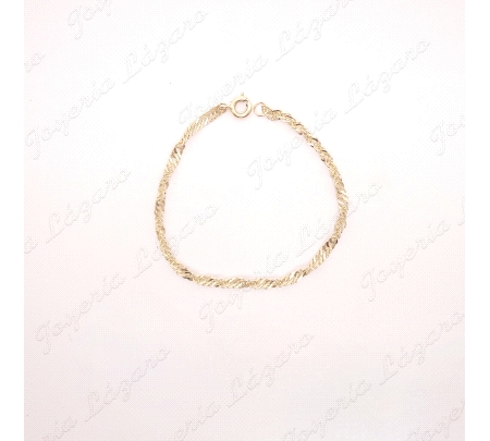 PULSERA ORO 18KT OCASION SINGAPUR 15CM