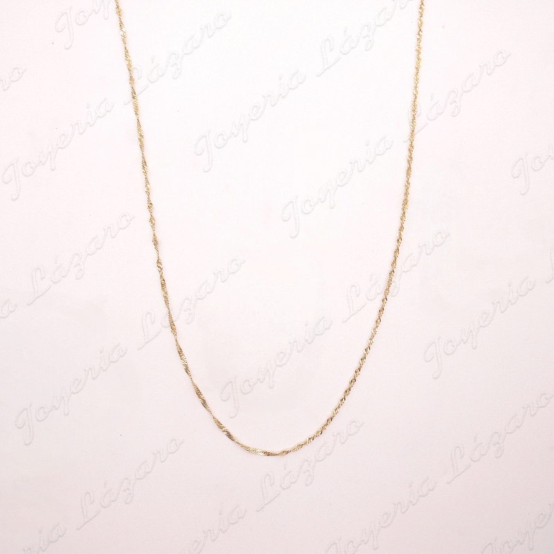 CADENA 40 CM. ORO 18KT OCASION SINGAPUR                                                             