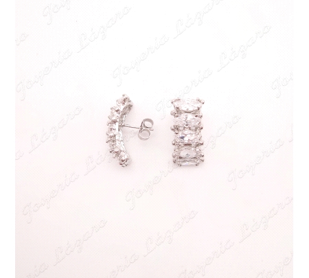 PEND. LARGOS PLATA CHAPADA PLATINO 5CIRCOS MARQUESA GARRAS