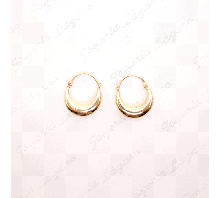 PEND. AROS ORO 18 KTS MORCILLAS  PEQUE.11X4MM                                                       