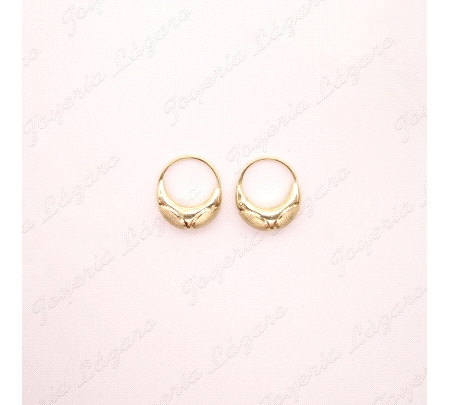 PEND. AROS ORO 18 KTS MORCILLAS PEQUE.3.5X12                                                        