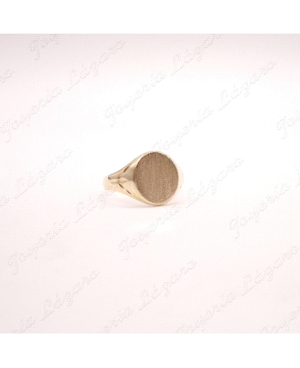 SORTIJA ORO 18KT OCASION SELLO OVAL                                                                 