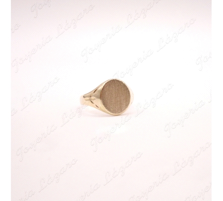 SORTIJA ORO 18KT OCASION SELLO OVAL