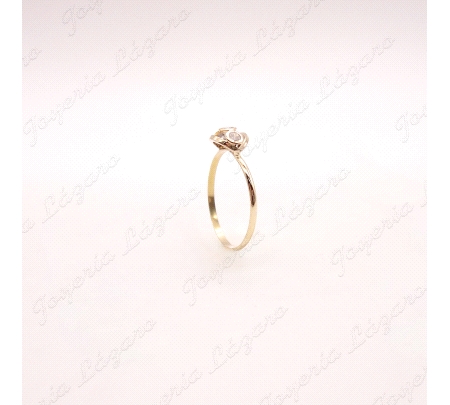 SORTIJA ORO 18KT OCASION 3 CIRCOS LIGERO