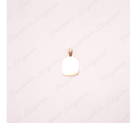 PLACA ORO 18KT OCASION LISA 16X19                                                                   