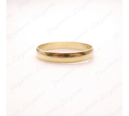 ALIANZA ORO 18KT OCASION 1/2 CAÑA 3MM