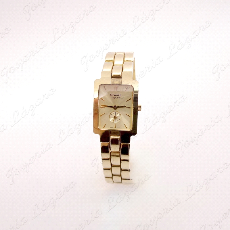RELOJ 18KTS DUWARD SRA. CUADRADO                                                                    