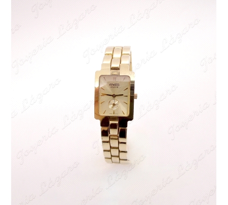 RELOJ 18KTS DUWARD SRA. CUADRADO                                                                    