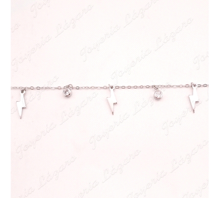 PULSERA PLATA RAYOS+CUAJOS CIRCO                                                                    