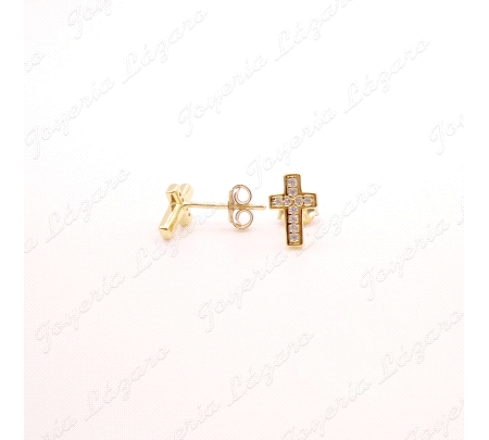 PEND. TORN. PLATA CRUZ CIRCONITAS RODIO/CHAPADO