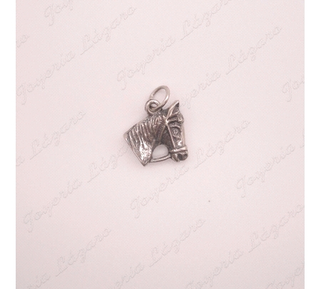 COLGANTE PLATA CABEZA CABALLO