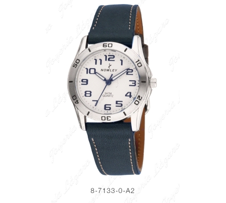 NOWLEY RELOJ CADETE COMU. PIEL AZUL MARINO ESF. BLANCA Nº AZUL                                      