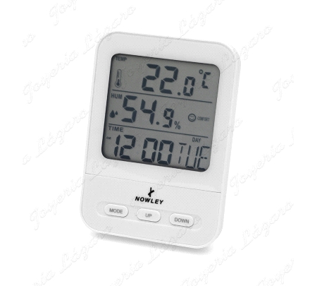 DESPERTADOR RELOJ DIGITAL CUADRADO BLANCO