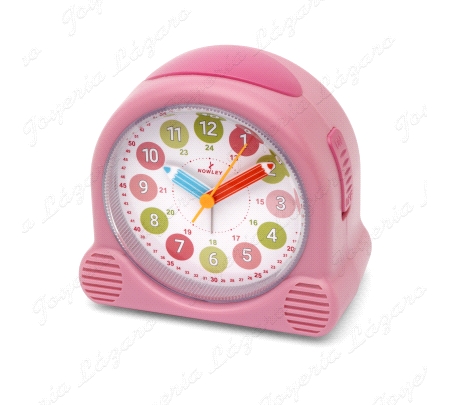 DESPERTADOR RELOJ INFANTIL ROSA