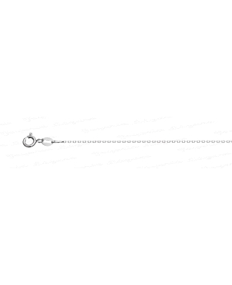 CADENA 45 CM. PLATA FORZADA LIGERA 0.95MM ANCHO                                                     