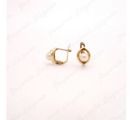 PEND. TORN. ORO 18KT OCASION PERLITA PASADA C. CAT.