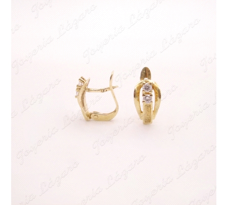 PEND. ORO 18KT OCASION HOJA 2 CIRCOS C. CATALAN                                                     