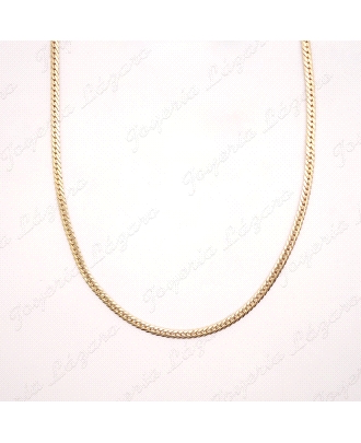 GARGANTILLA ORO 18KT OCASION BARBADA TUPIDA 4MM Y MEDIO                                             